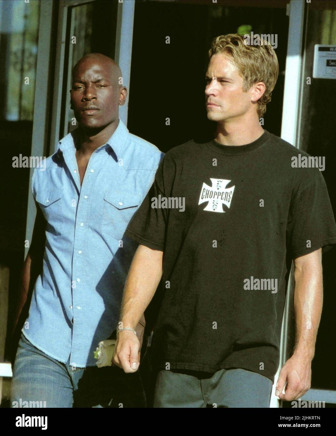 TYRESE GIBSON, PAUL WALKER, 2 FAST 2 FURIOUS, 2003 Stock Photo