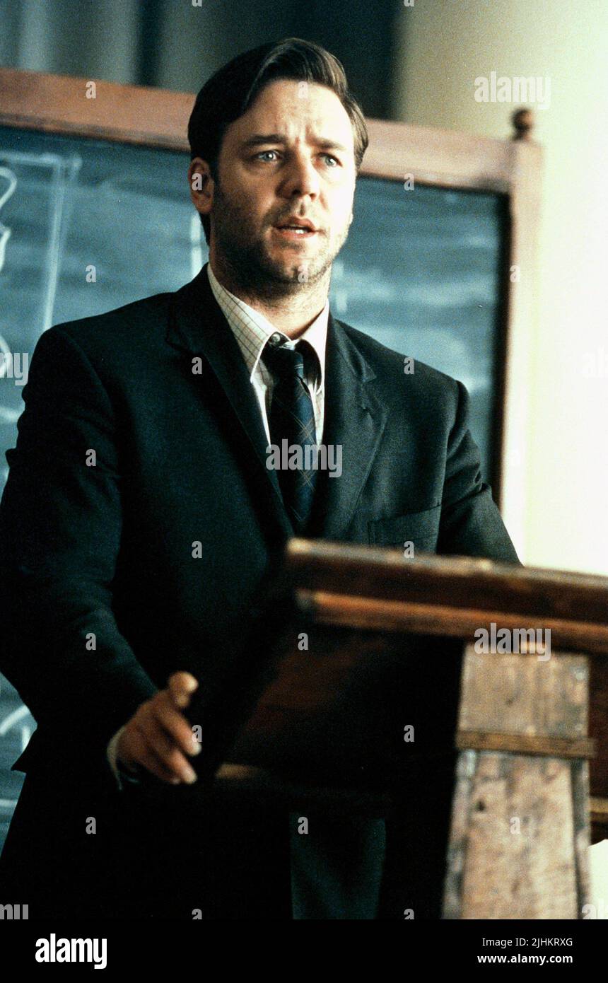 RUSSELL CROWE, A BEAUTIFUL MIND, 2001 Stock Photo