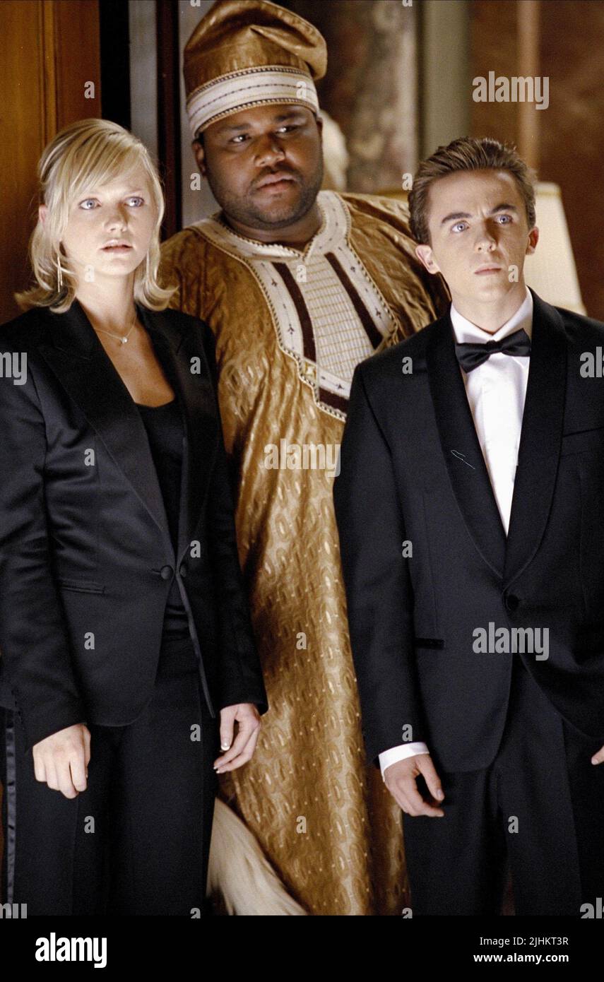 HANNAH SPEARRITT, ANTHONY ANDERSON, FRANKIE MUNIZ, AGENT CODY BANKS 2: DESTINATION LONDON, 2004 Stock Photo