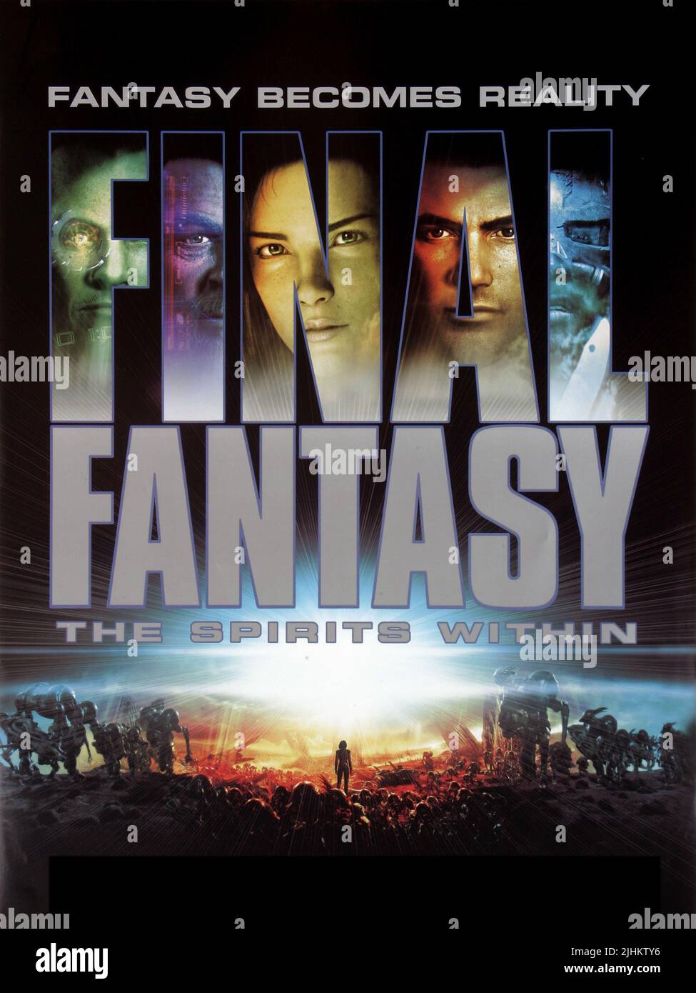 FILM POSTER, FINAL FANTASY THE SPIRITS WITHIN, 2001 Stock Photo Alamy