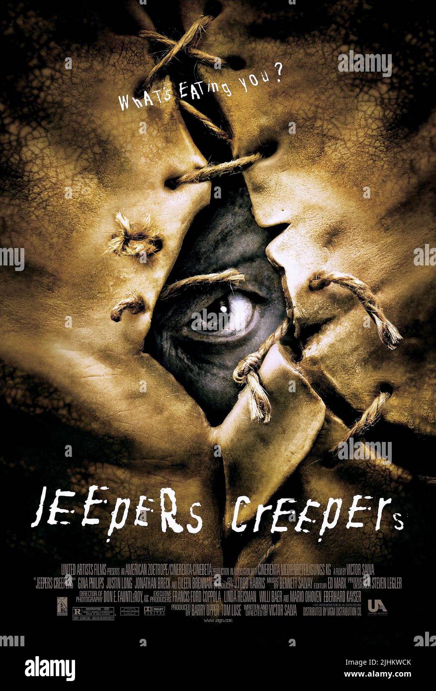 FILM POSTER, JEEPERS CREEPERS, 2001 Stock Photo