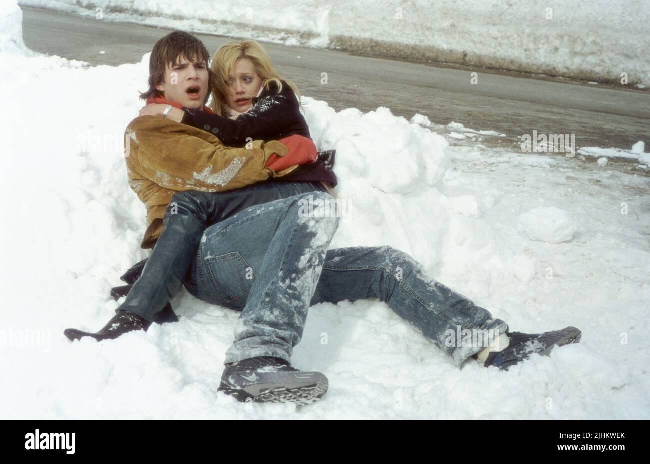ASHTON KUTCHER, BRITTANY MURPHY, JUST MARRIED, 2003 Stock Photo - Alamy