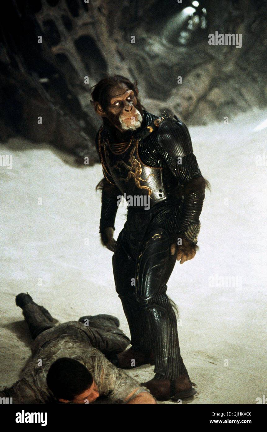 MARK WAHLBERG, TIM ROTH, PLANET OF THE APES, 2001 Stock Photo