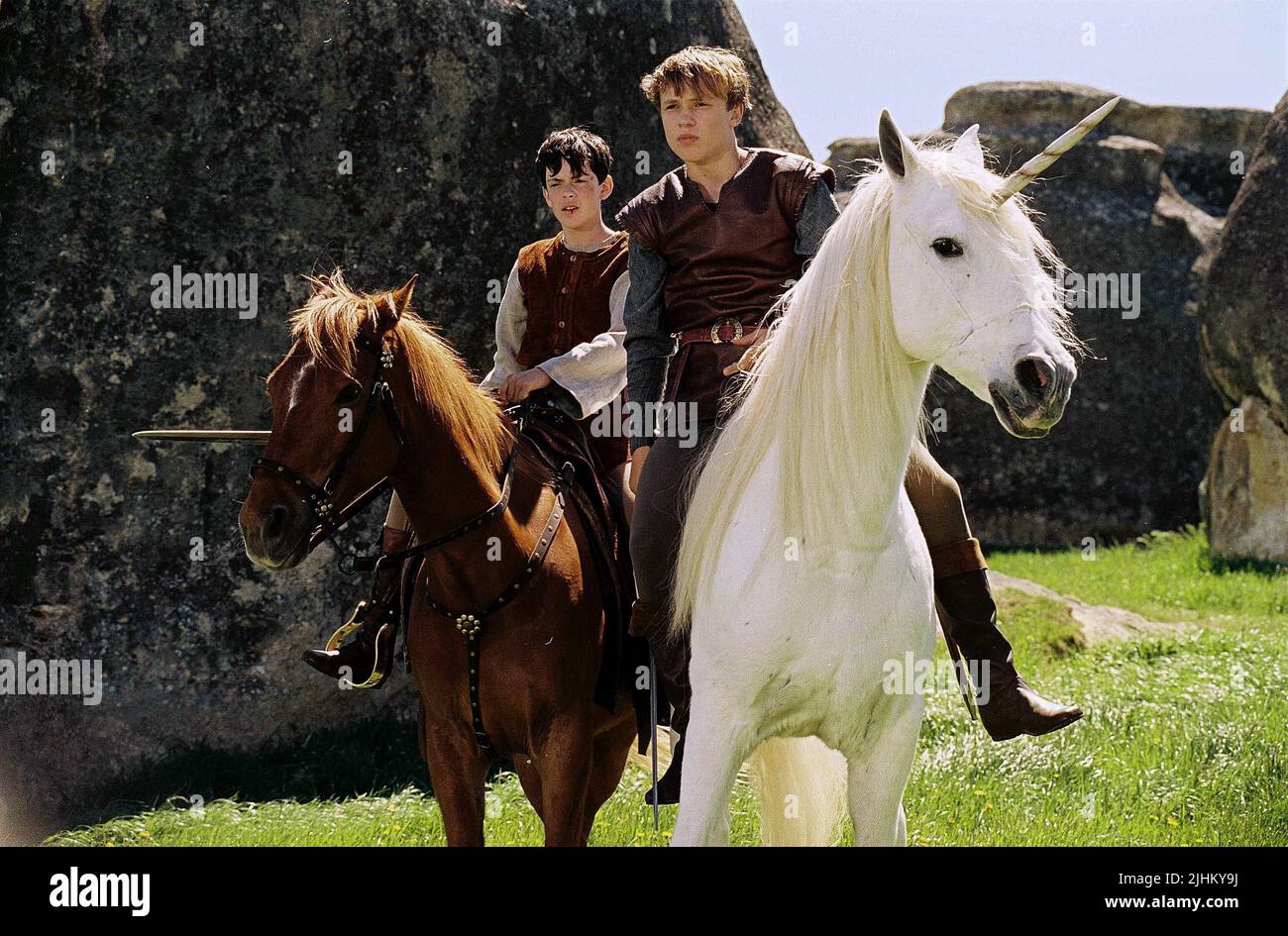 SKANDAR KEYNES, WILLIAM MOSELEY, THE CHRONICLES OF NARNIA: THE LION  THE WITCH AND THE WARDROBE, 2005 Stock Photo