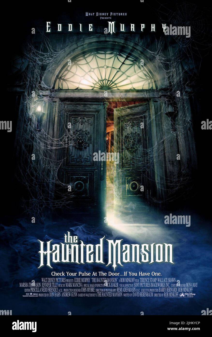 FILM POSTER, THE HAUNTED MANSION, 2003 Stock Photo