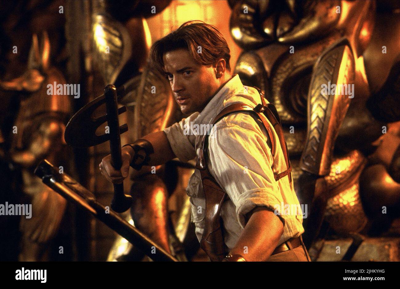 BRENDAN FRASER, THE MUMMY RETURNS, 2001 Stock Photo