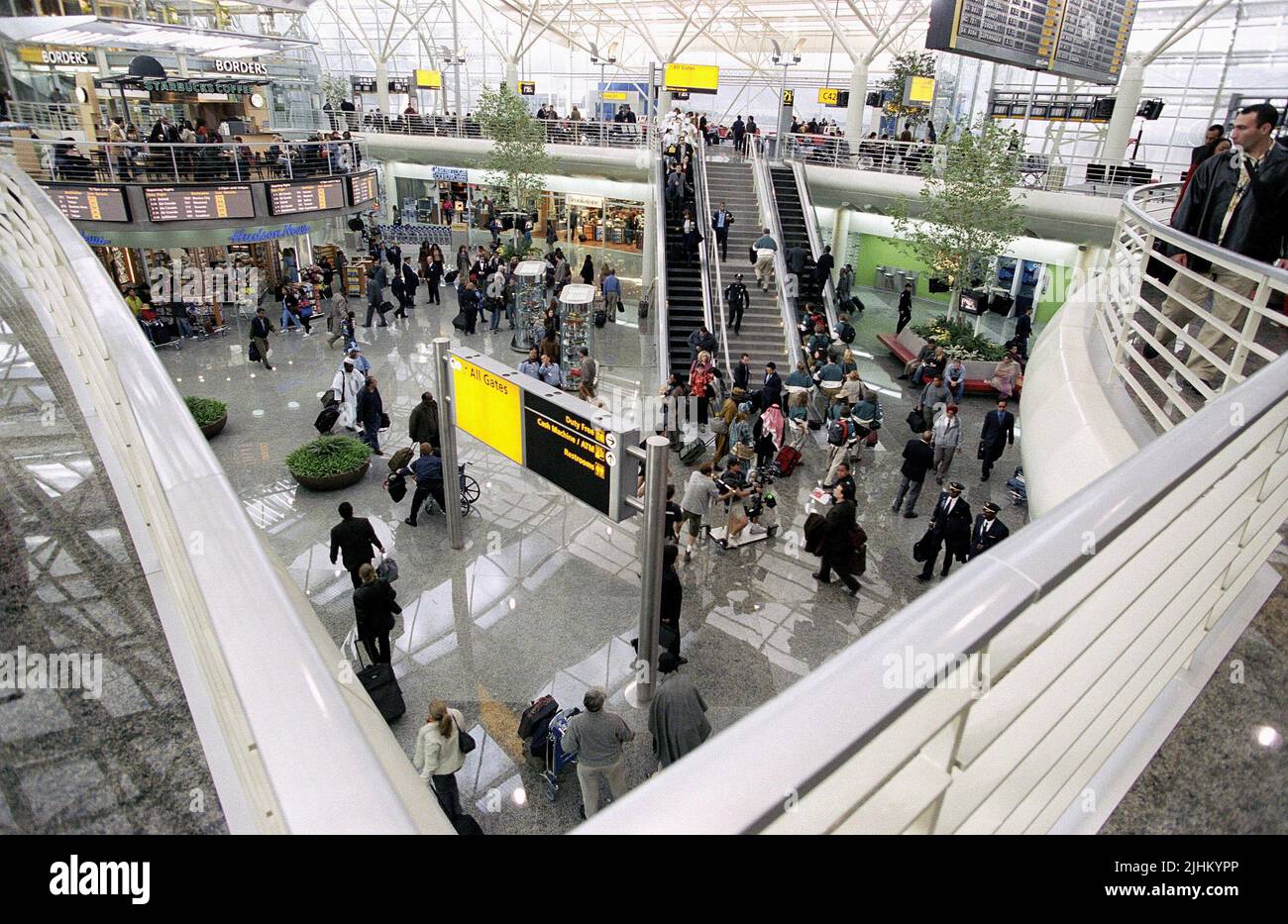 AIRPORT TERMINAL SCENE, THE TERMINAL, 2004 Stock Photo