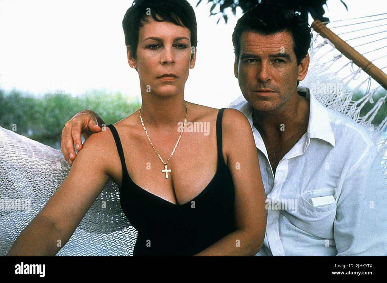 JAMIE LEE CURTIS, PIERCE BROSNAN, THE TAILOR OF PANAMA, 2001 Stock