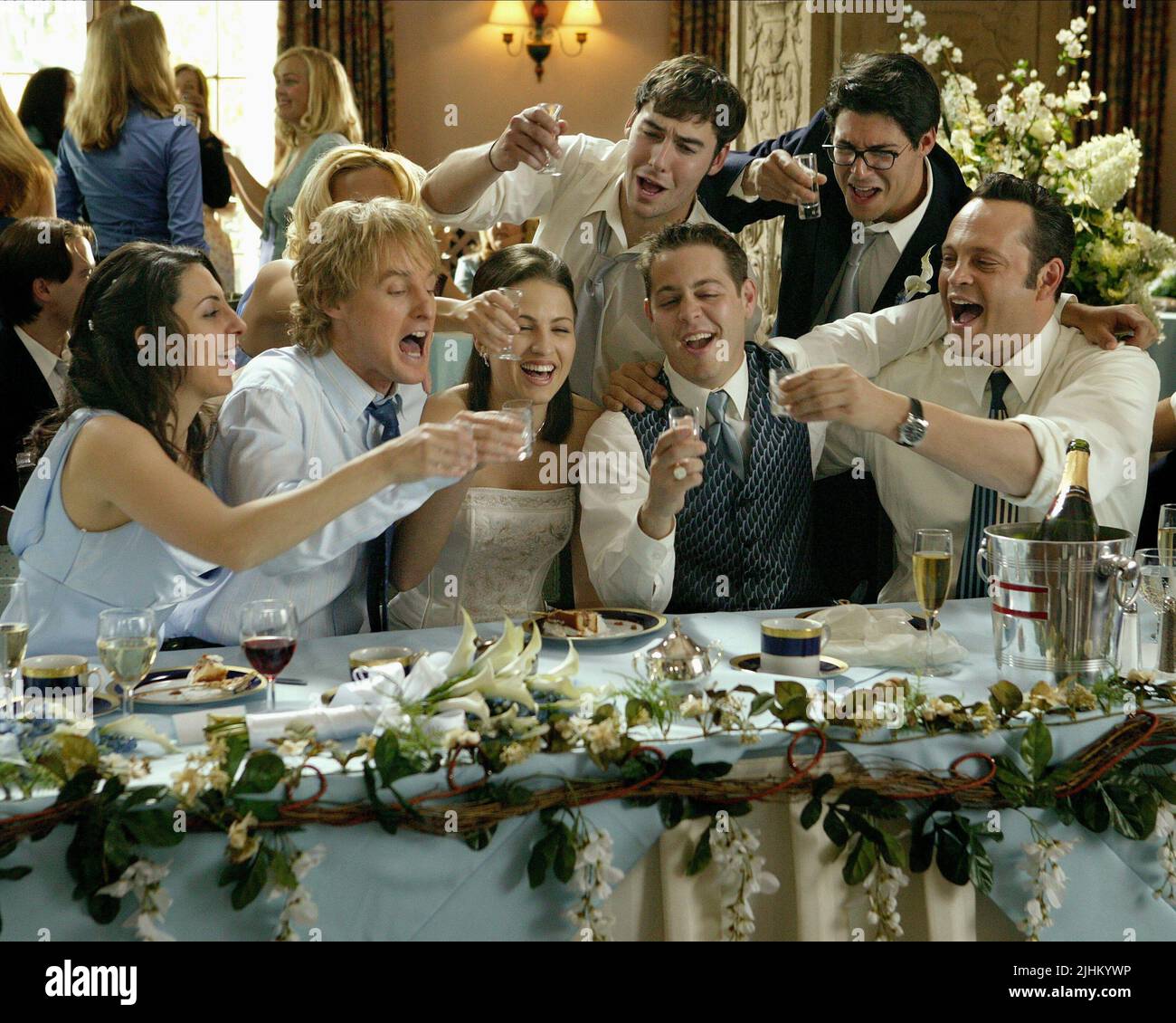OWEN WILSON, VINCE VAUGHN, THE WEDDING CRASHERS, 2005 Stock Photo