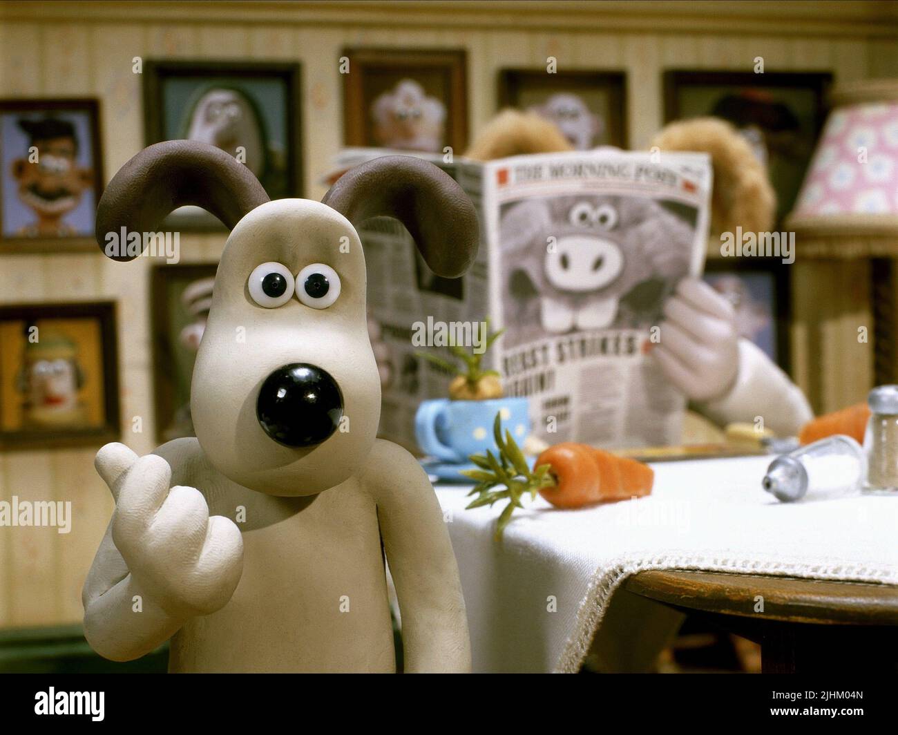 GROMIT, THE CURSE OF THE WERE-RABBIT, 2005 Stock Photo