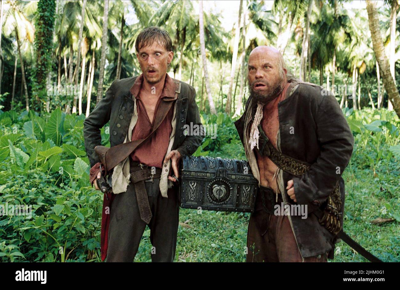 MACKENZIE CROOK, LEE ARENBERG, PIRATES OF THE CARIBBEAN: DEAD MAN'S CHEST, 2006 Stock Photo