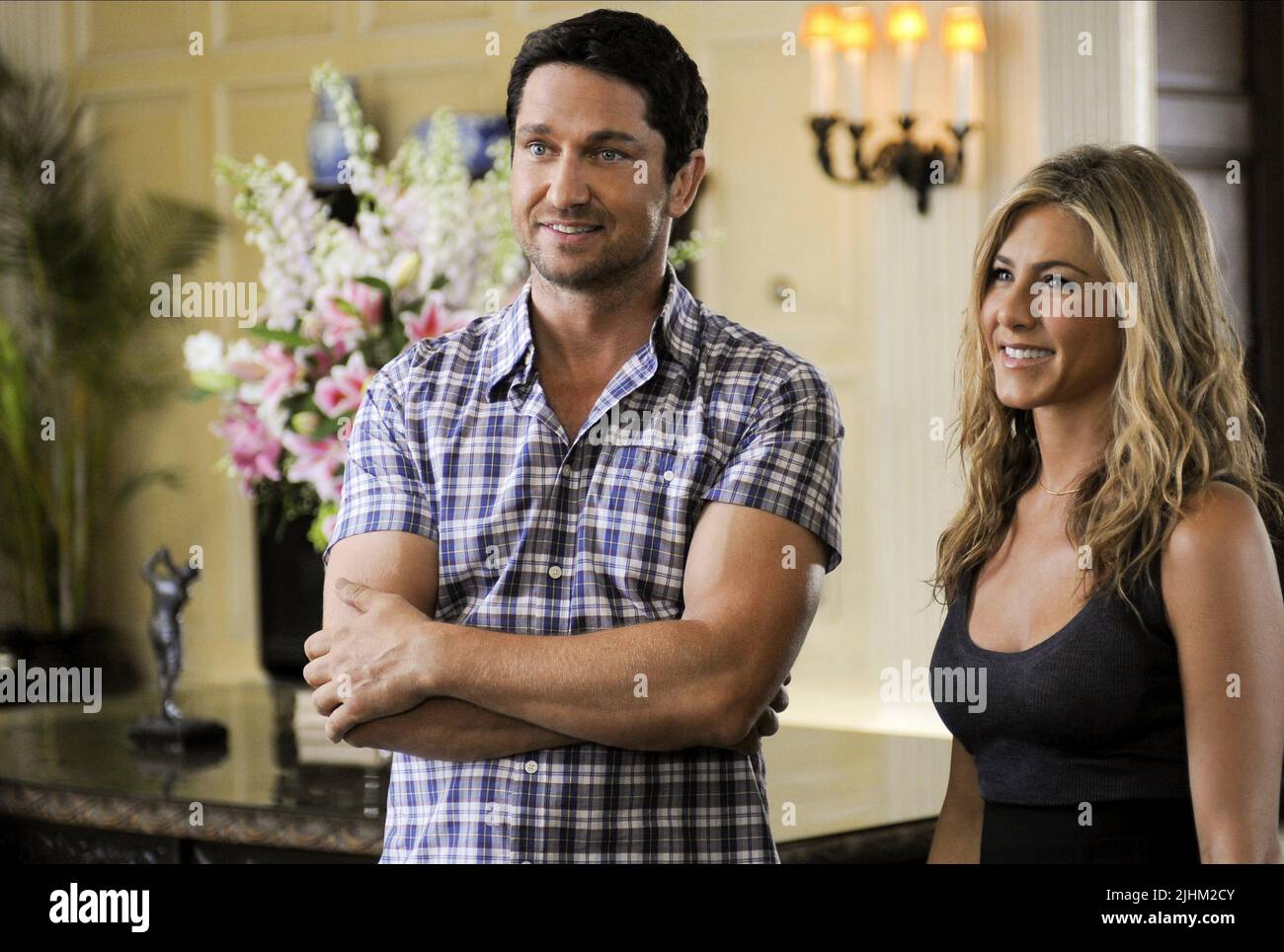 GERARD BUTLER, JENNIFER ANISTON, THE BOUNTY HUNTER, 2010 Stock Photo