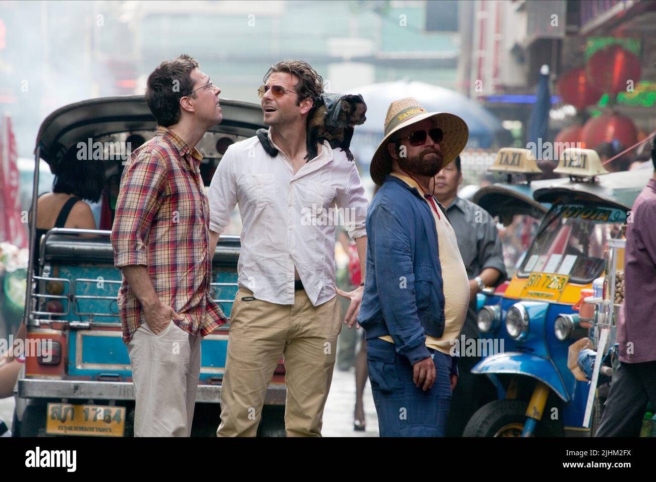ED HELMS, BRADLEY COOPER, ZACH GALIFIANAKIS, THE HANGOVER PART II, 2011