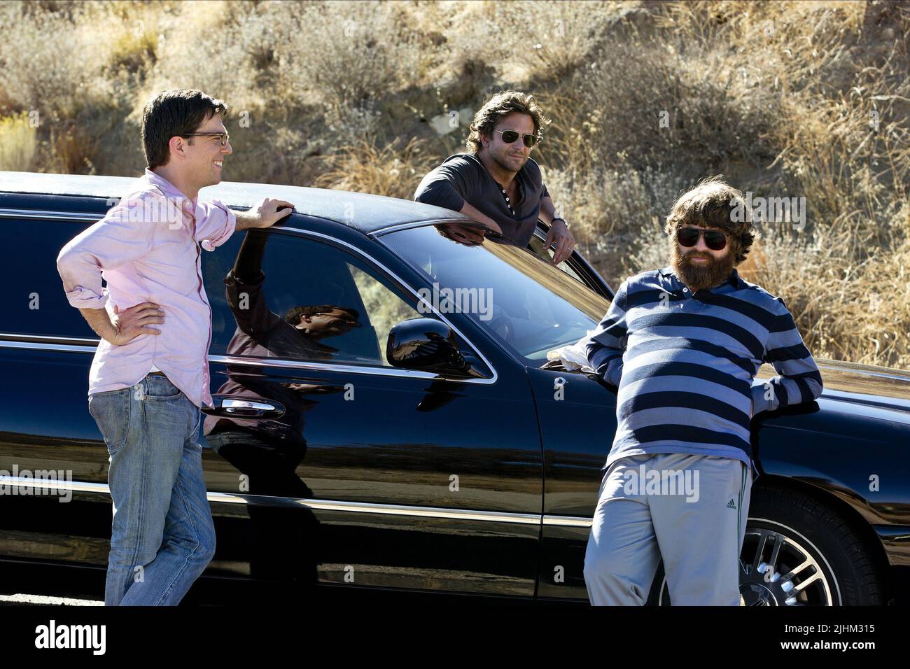 ED HELMS, BRADLEY COOPER, ZACH GALIFIANAKIS, THE HANGOVER PART III