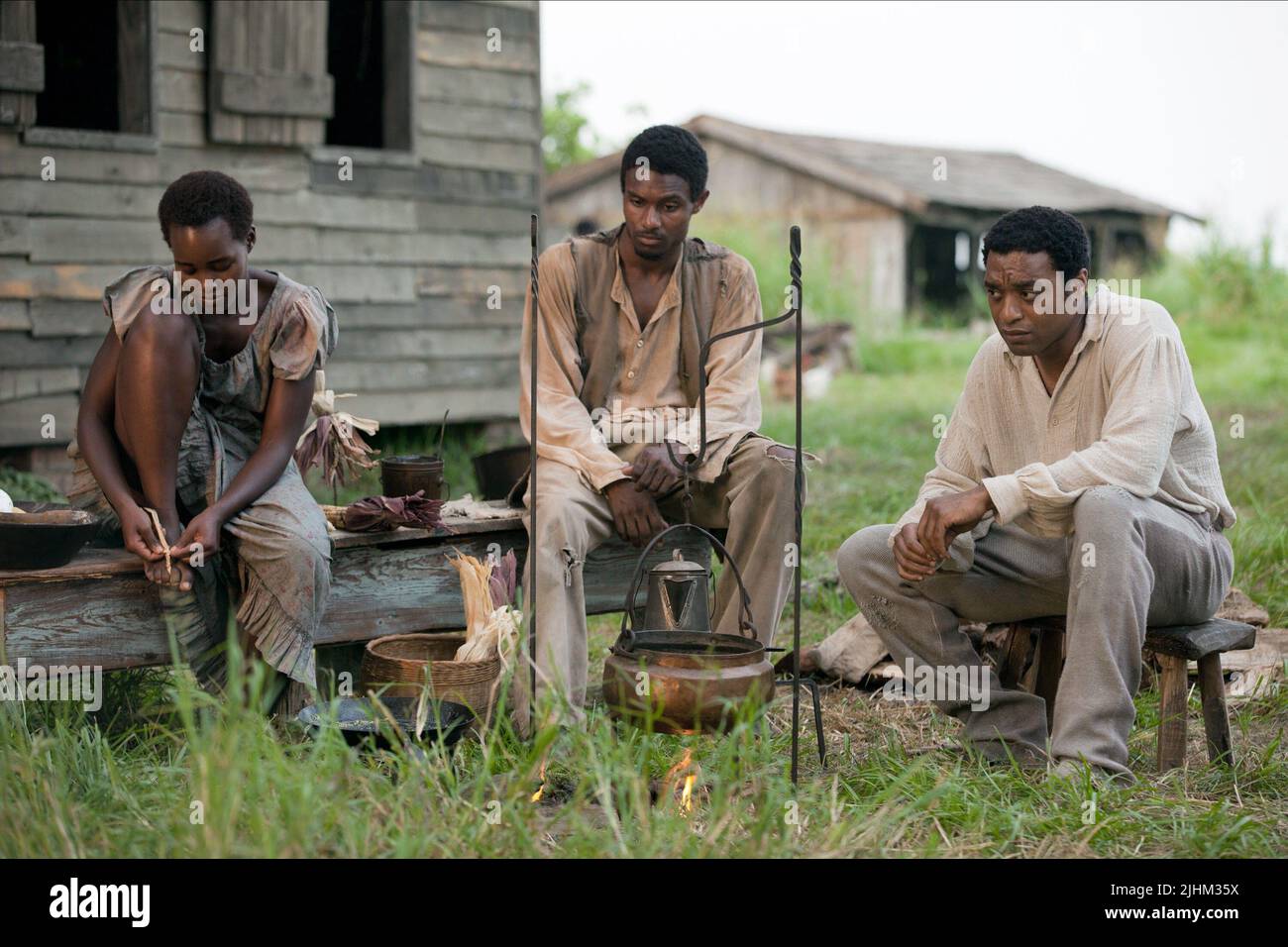 LUPITA NYONG'O, CHIWETEL EJIOFOR, 12 YEARS A SLAVE, 2013 Stock Photo