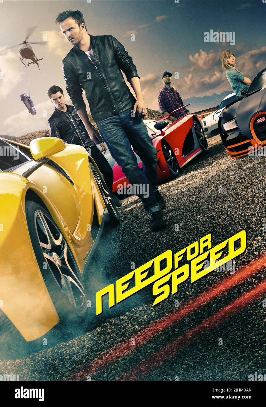 Need For Speed Aaron Paul Poster