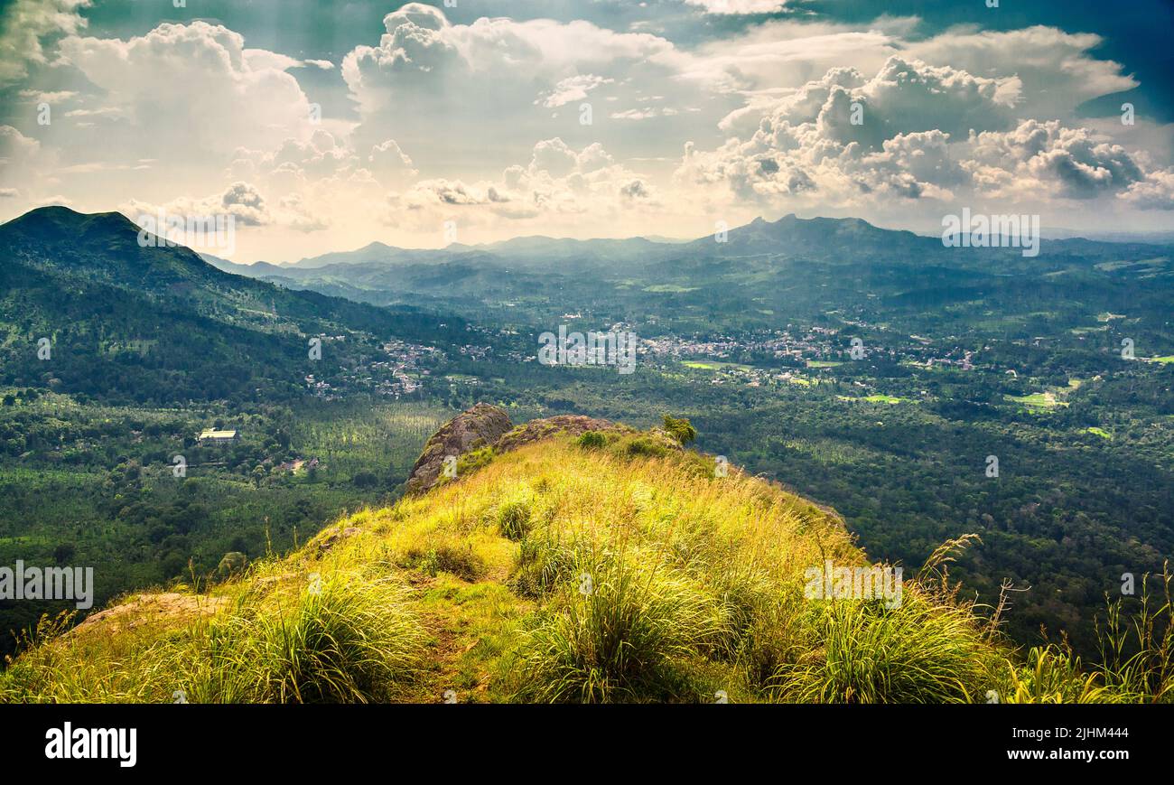 Beautiful view of Nilgiris mountain, Ooty, Tamilnadu, India Stock Photo ...