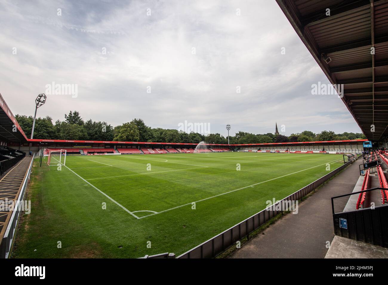 general view of The Peninsula Stadium, Home of Salford City Stock Photo ...