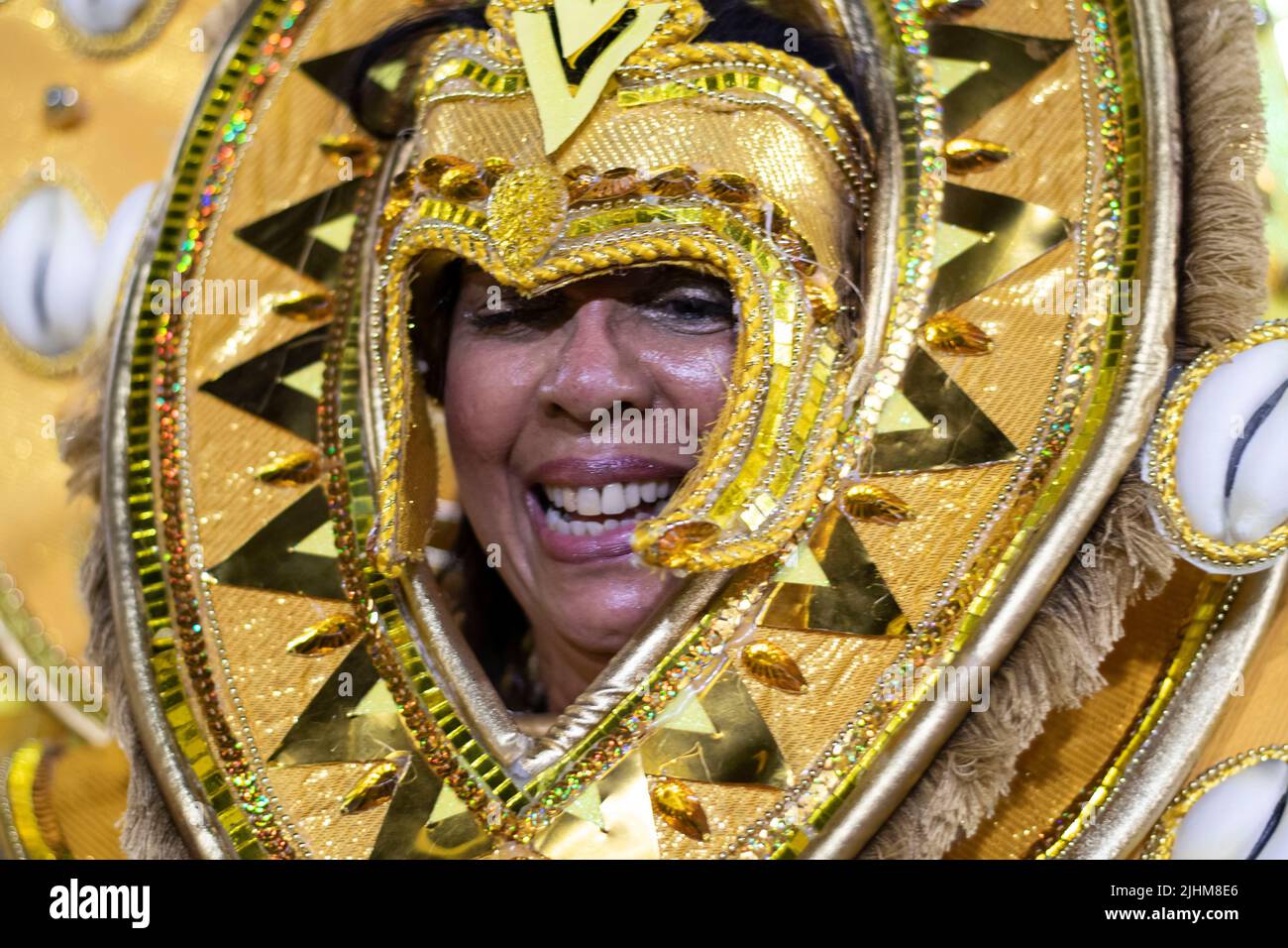 Rio, Brazil - april 22, 2022: Samba School Portela in the Rio Carnival ...