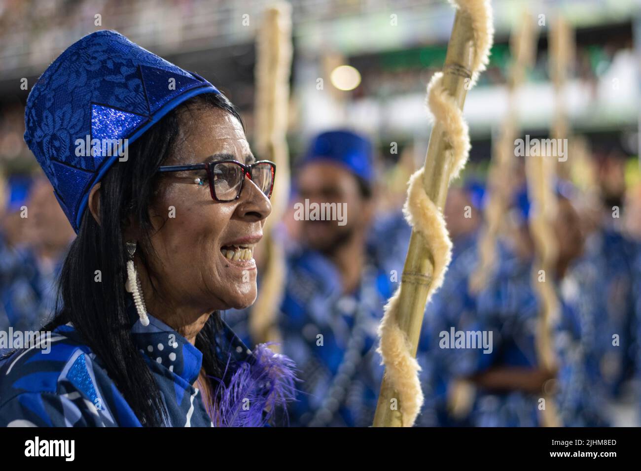Rio, Brazil - april 22, 2022: Samba School Portela in the Rio Carnival ...