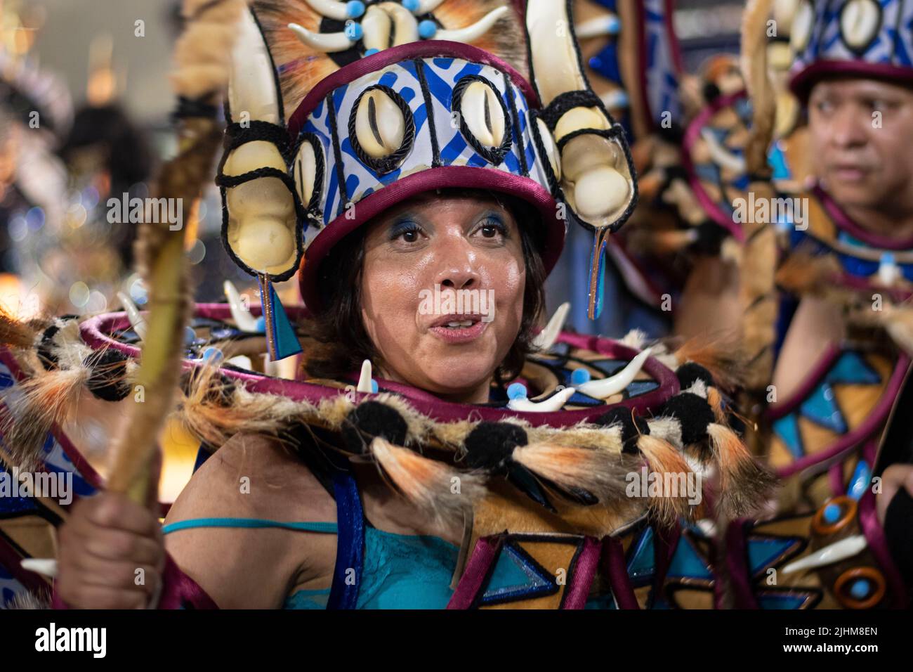 Rio, Brazil - april 22, 2022: Samba School Portela in the Rio Carnival ...