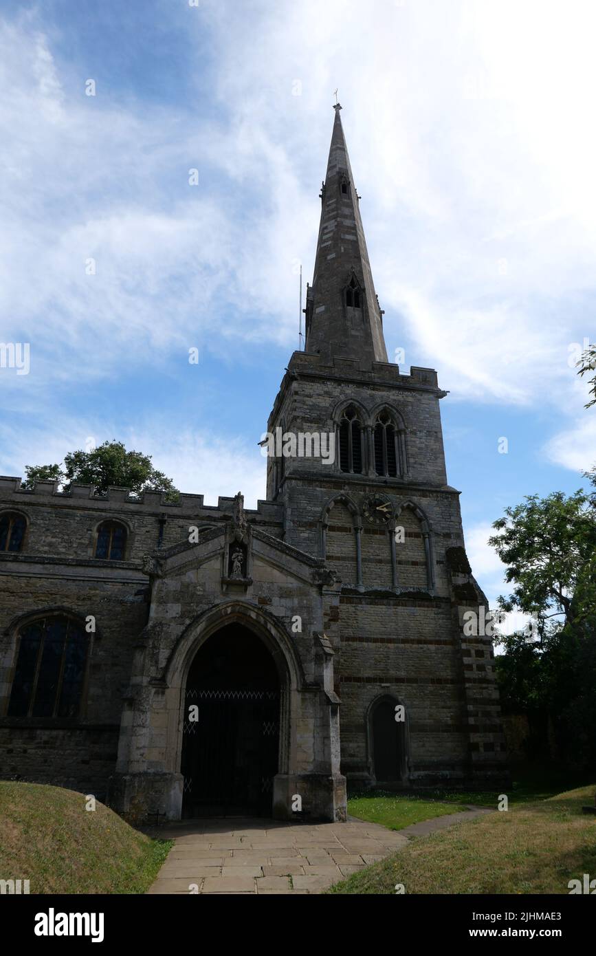 The Parish Church of St Mary the Virgin Burton Latimer Stock