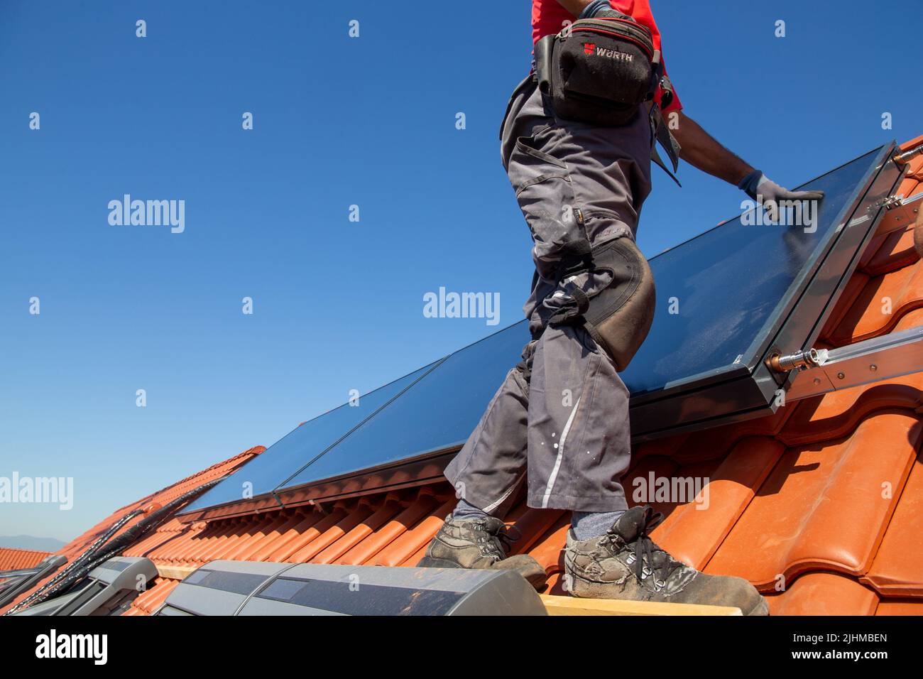 Installation Of A Photovoltaic System. The Company Hanschke ...