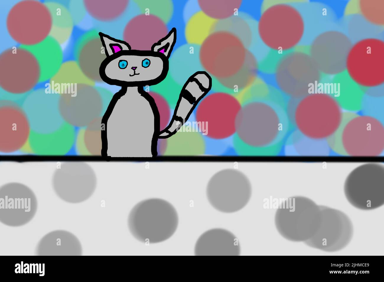 Nyan cat Google doodle - Drawception