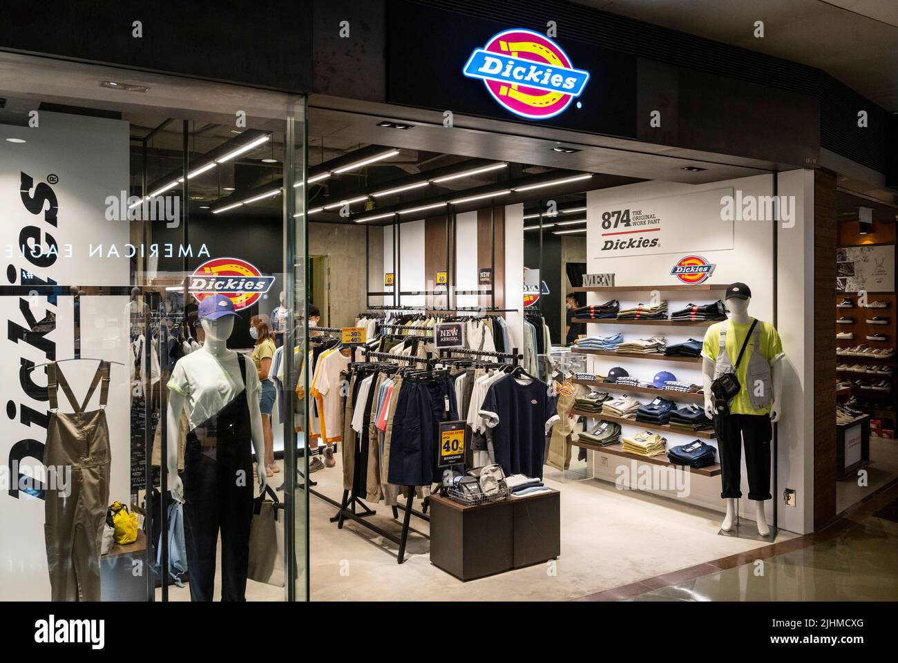 Hong Kong, China. 19th July, 2022. American fashion brand store Dickies in  Hong Kong. (Photo by Budrul Chukrut/SOPA Images/Sipa USA) Credit: Sipa  USA/Alamy Live News Stock Photo - Alamy
