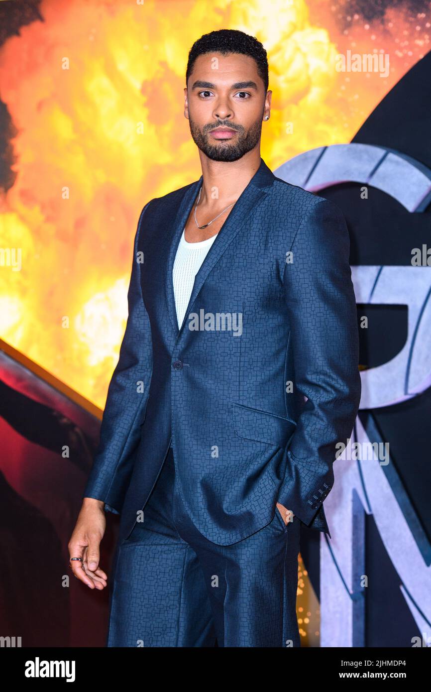London, UK. 19 July 2022. Rege-Jean Page attending a special screening of The Gray Man, at BFI Southbank in London Picture date: Tuesday July 19, 2022. Photo credit should read: Matt Crossick/Empics/Alamy Live News Stock Photo