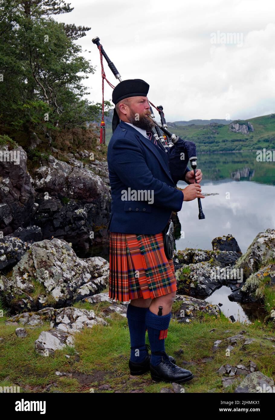 Ceremonial role of the bagpipes hi-res stock photography and images - Alamy