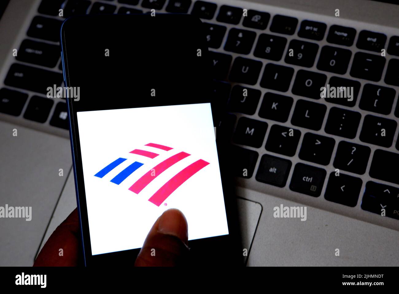 Bank america logo seen on hi-res stock photography and images - Alamy