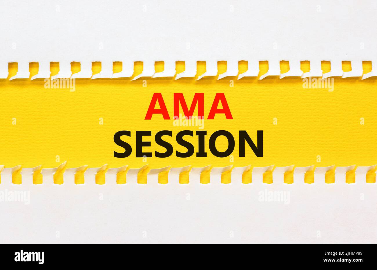 AMA ask me anything session symbol. Concept words AMA ask me anything ...