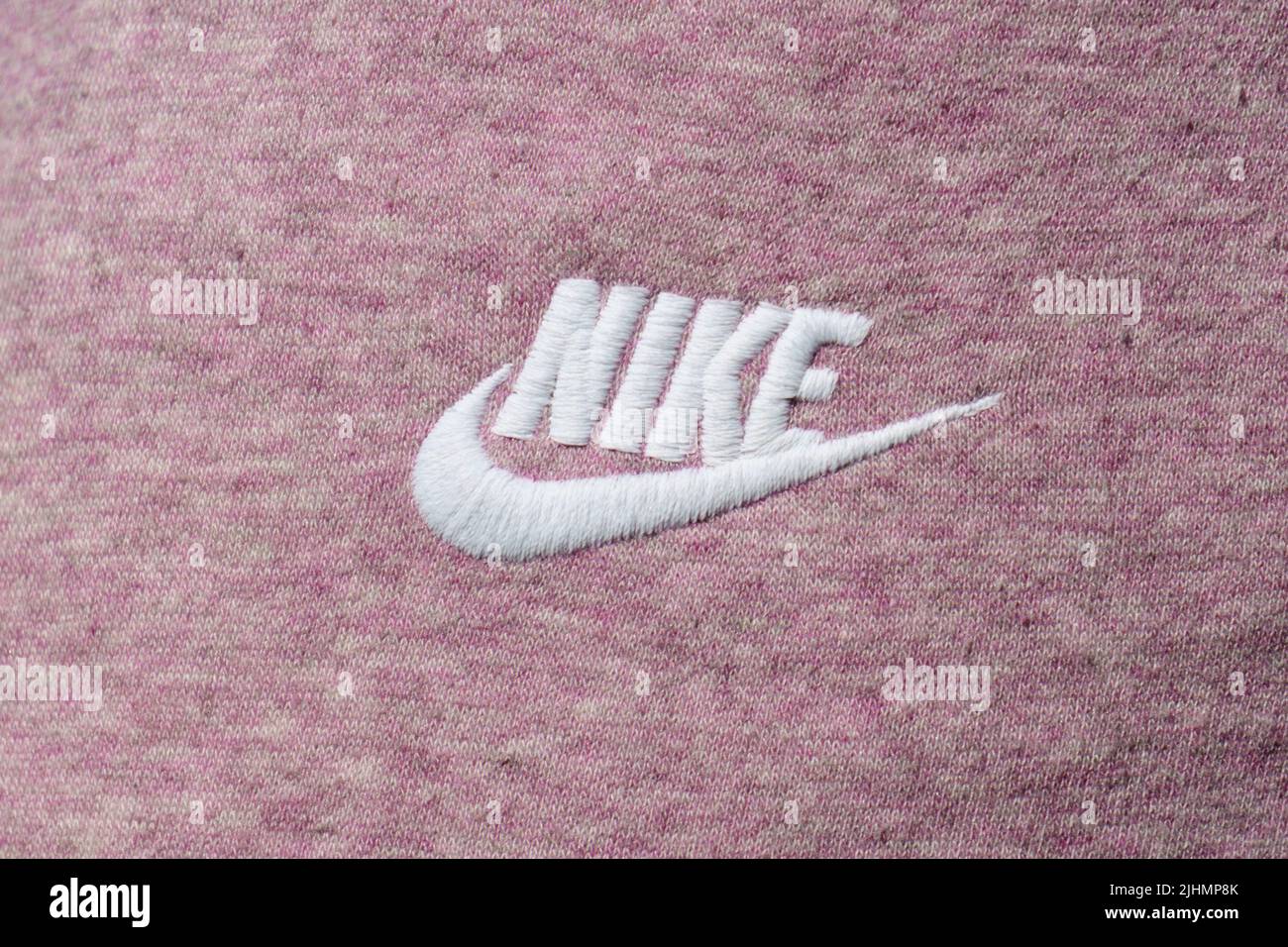 Close up of Nike Swoosh Stock Photo - Alamy