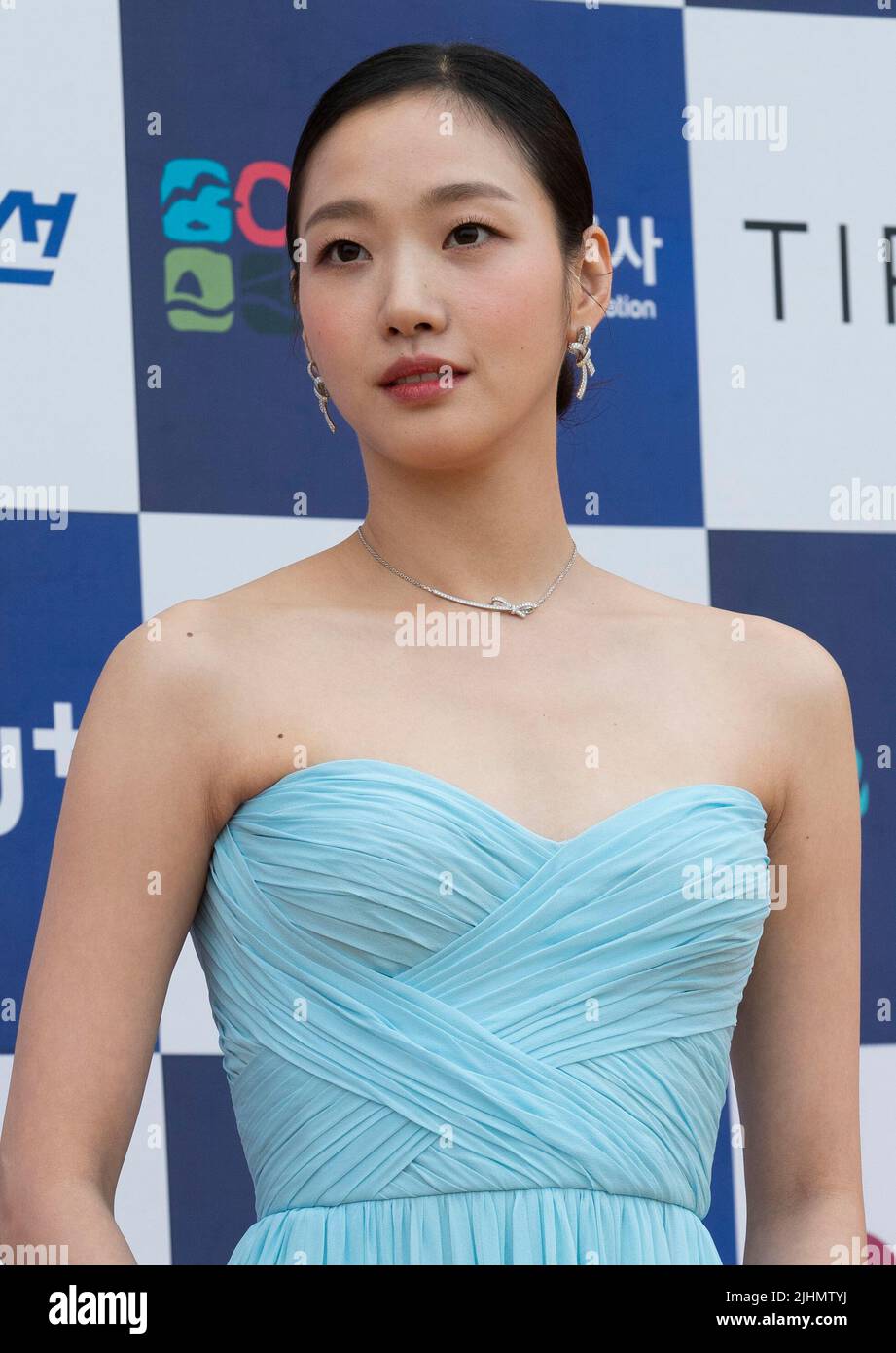 Incheon South Korea 19th July 2022 Actress Kim Go Eun Poses For Photos During The 1st Blue 9794