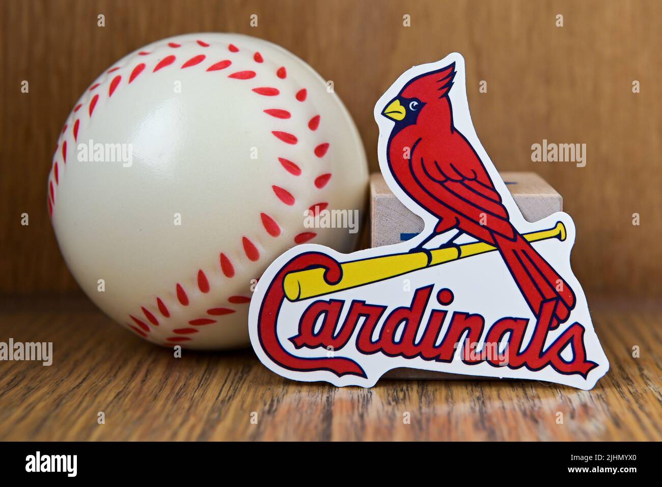 1950s Old Vintage St. Louis Cardinals Sticker Decal Old Mascot Logo MLB  Baseball