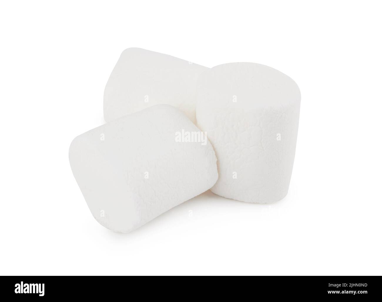 Heap of delicious marshmallows isolated on white background Stock Photo ...