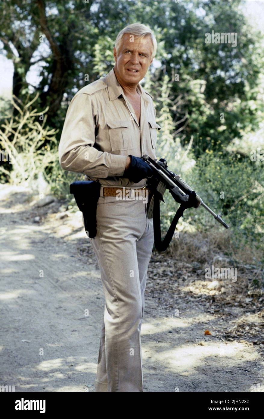 GEORGE PEPPARD, THE A-TEAM, 1984 Stock Photo