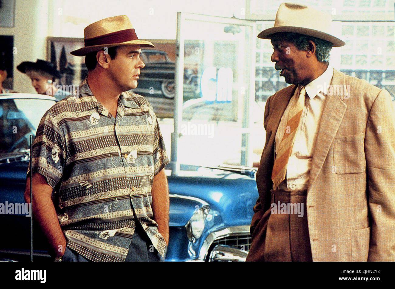 DAN AYKROYD, MORGAN FREEMAN, DRIVING MISS DAISY, 1989 Stock Photo