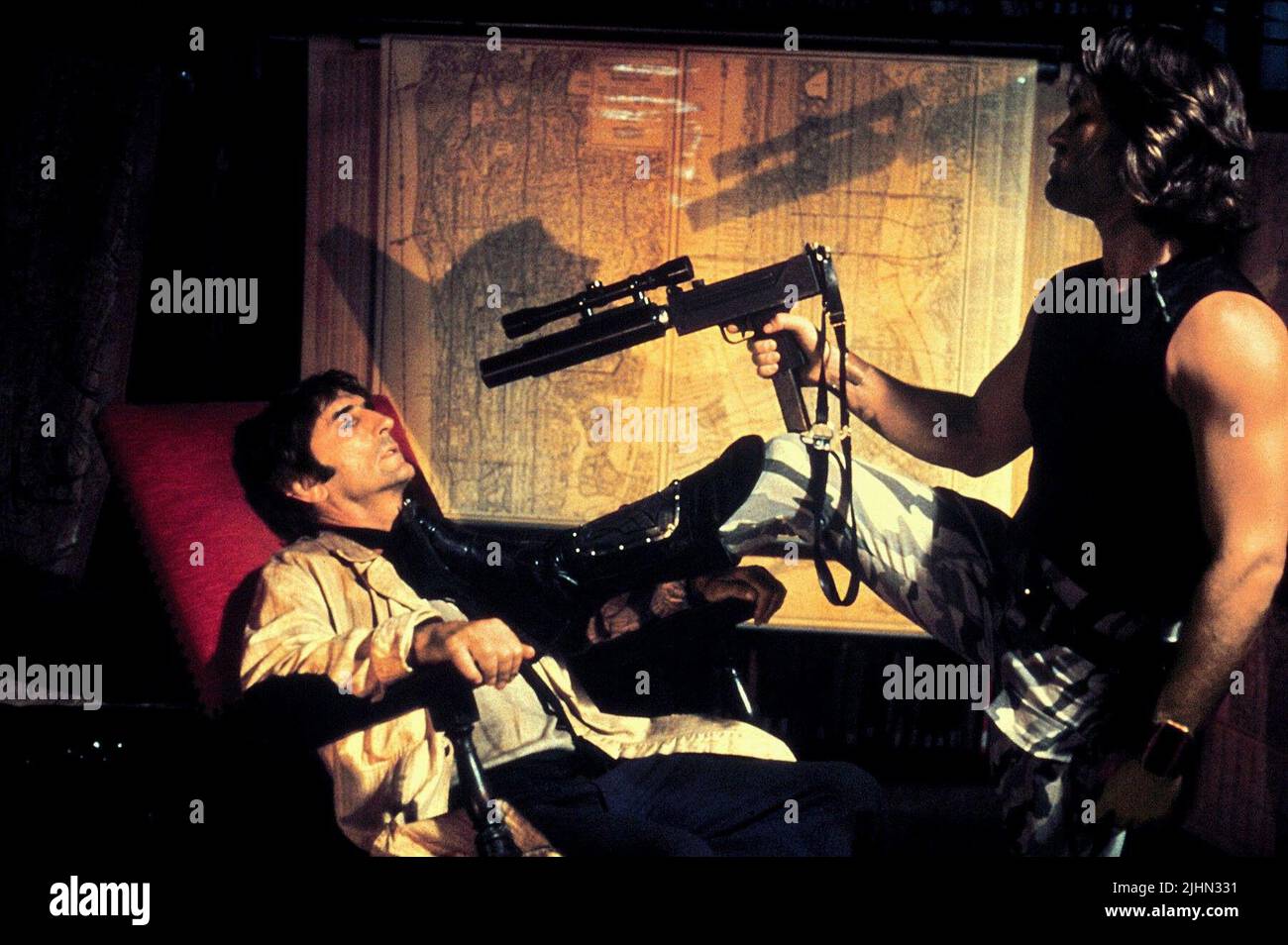 HARRY DEAN STANTON, KURT RUSSELL, ESCAPE FROM NEW YORK, 1981 Stock Photo