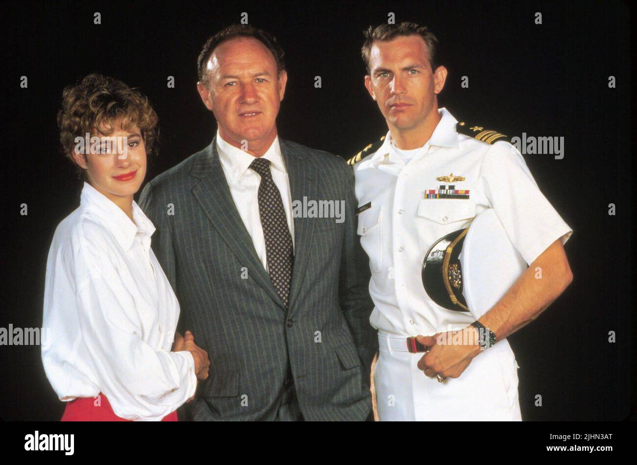 SEAN YOUNG, GENE HACKMAN, KEVIN COSTNER, NO WAY OUT, 1987 Stock Photo