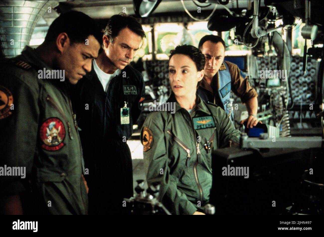 LAURANCE FISHBURNE,SAM NEILL,KATHLEEN QUINLAN, JASON ISAACS, EVENT HORIZON, 1997 Stock Photo