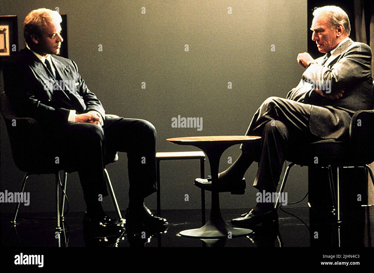 RUSSELL CROWE, CHRIS PLUMMER, THE INSIDER, 1999 Stock Photo