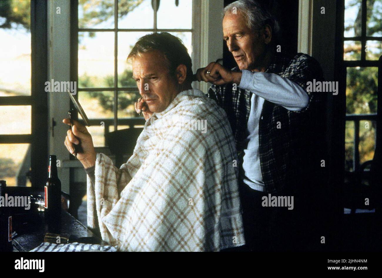 KEVIN COSTNER, PAUL NEWMAN, MESSAGE IN A BOTTLE, 1999 Stock Photo