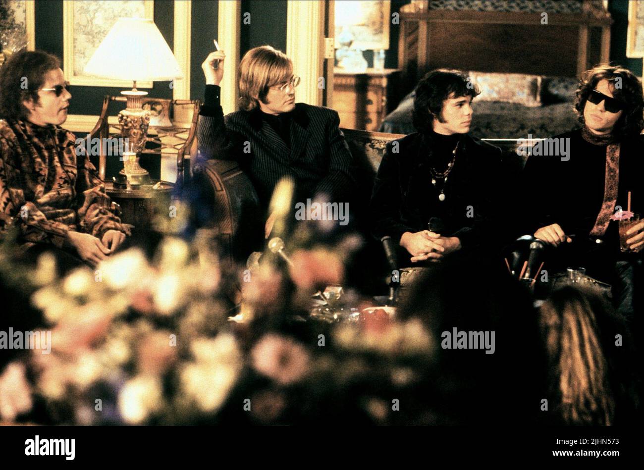 KYLE MACLACHLAN, FRANK WHALLEY, KEVIN DILLON, VAL KILMER, THE DOORS, 1991 Stock Photo