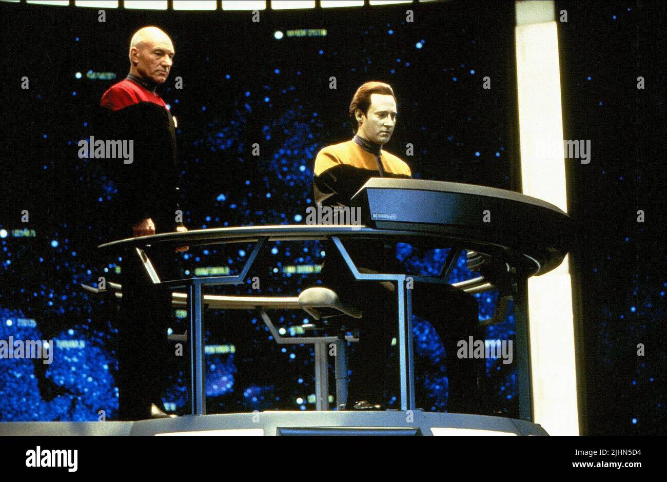 PATRICK STEWART, BRENT SPINER, STAR TREK: GENERATIONS, 1994 Stock Photo