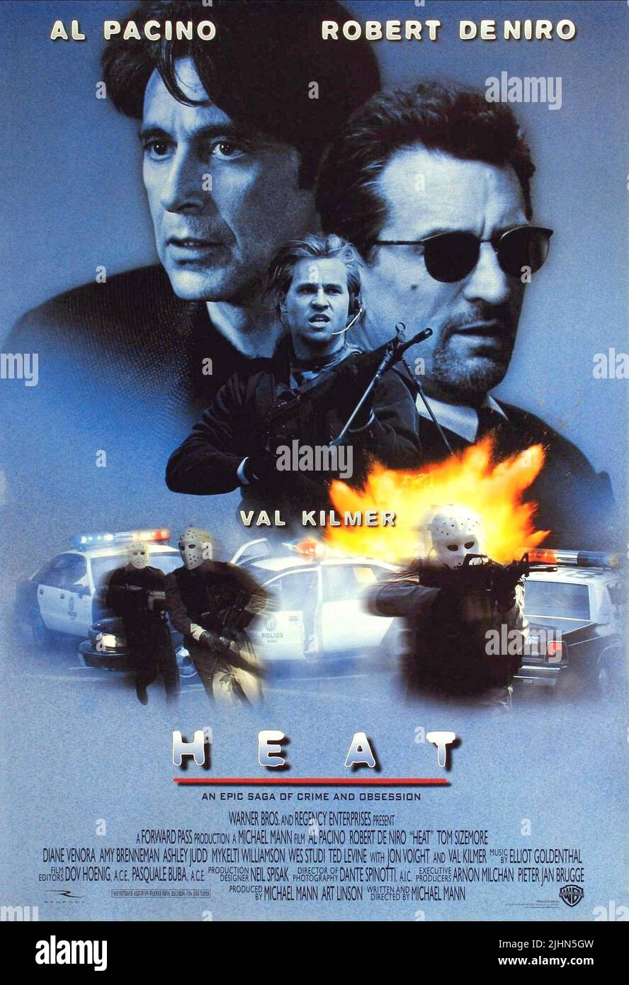 Heat 1995 Poster Heat (1995) Poster US 1482*1605px