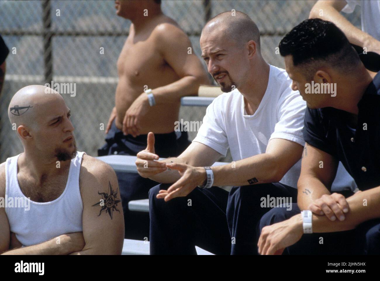 EDWARD NORTON, AMERICAN HISTORY X, 1998 Stock Photo