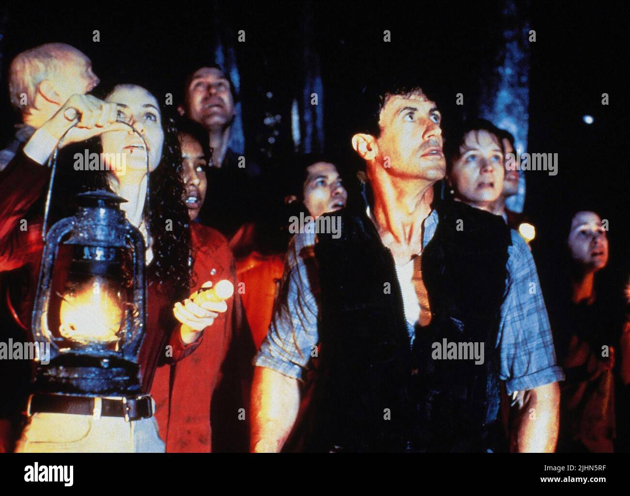 AMY BRENNEMAN, SYLVESTER STALLONE, DAYLIGHT, 1996 Stock Photo