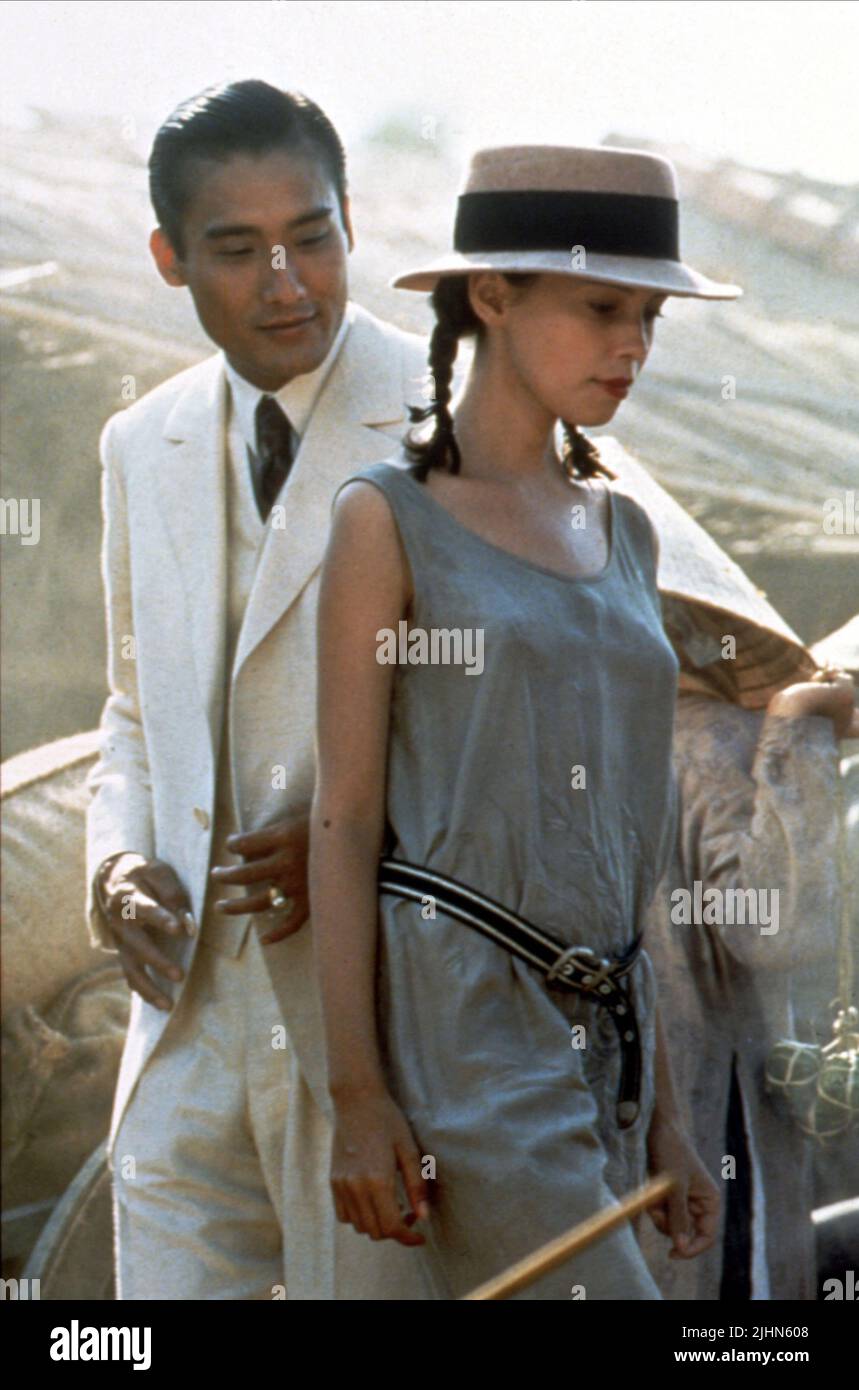 TONY LEUNG KA FAI, JANE MARCH, THE LOVER, 1992 Stock Photo